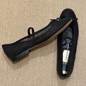 Dolce Vita Black Ballet Mesh Flats for Summer